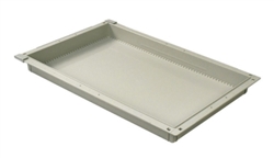 2” Exchange Tray, Flex Module ABS Gray w/ Pull-Out Stoppers