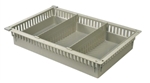 4” Exchange Tray w/ 2 Short Dividers & Pull-Out Stoppers