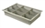 Harloff MedStorMax 4” Exchange Tray w/ 2 Long Dividers, 2 Short Dividers & Pull-Out Stoppers