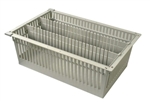 Harloff MedStorMax 8” Exchange Tray w/ 2 Long Divider & Pull-Out Stoppers