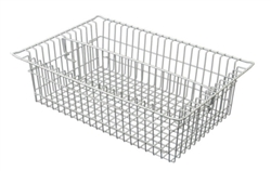 Harloff MedStorMax 5" Wired Basket w/ 1 Long Divider