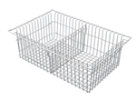 Harloff MedStorMax 8" Wired Basket w/ 1 Short Divider