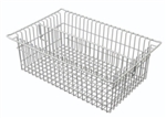 Harloff MedStorMax 8" Wired Basket w/ 1 Short Divider & 1 Long Divider