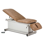 Clinton Shrouded, Power Table with Adjustable Backrest and Drop Section