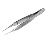 Sklar Econo Bonn Forceps, Straight 0.12mm, 1x2 Pointed Tips - 4"