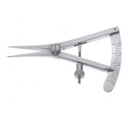 Sklar Econo Castroviejo Caliper, Straight, Marking 0 to 20mm - 3-1/2"