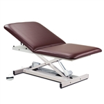 Clinton Open Base, Extra Wide, Bariatric, Power Table with Adjustable Backrest