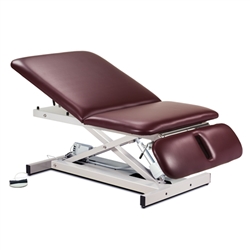 Clinton Extra Wide, Bariatric, Power Table with Adjustable Backrest and Drop Section