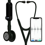 3M™ Littmann® CORE Digital Stethoscope, Black Chestpiece, Tube, Stem And Headset, 27 Inch