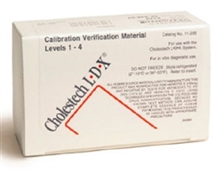 Alere Cholestech LDX Calibration Verification Material (Level 1, 2, 3 & 4) (Overnight Shipping)