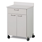 Clinton ETA Mobile Treatment Cabinet with 2 Doors and 1 Drawer