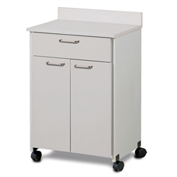 Clinton ETA Mobile Treatment Cabinet with 2 Doors and 1 Drawer
