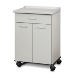 Clinton 8921-A Mobile Treatment Cabinet with 2 Doors & 1 Drawer