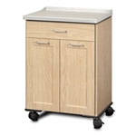 Clinton 8921-AF Fashion Finish Mobile Treatment Cabinet w/ 2 Doors & 1 Drawer