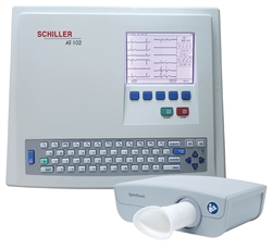 AT-102 ECG with Interpretation, SCM Ethernet Wired LAN & Spiroscout Spirometer