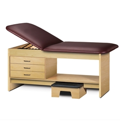 Clinton Laminate Treatment Table with Stool