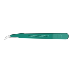 Cincinnati Lance Sterile Disposable Scalpels & Handles - Size 12 with Blade Cover - 10/Box