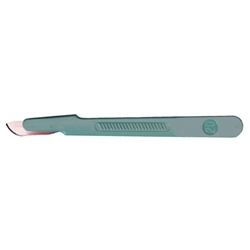 Cincinnati Lance Sterile Disposable Scalpels & Handles - Size 20 with Blade Cover - 10/Box
