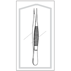 Sklar Econo Sterile Fine Point Splinter Forceps, Case of 50 - 4-1/2"