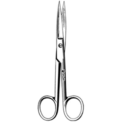 Sklar Merit Operating Scissors, Straight, Sharp/Sharp - 7-1/2"