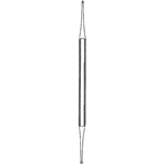 Sklar Merit Curette-Excavator Double End,1mm/2mm - 5-1/2"