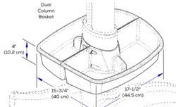 Midmark Double Basket - Column