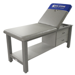 Pivotal Health Aluma Elite Basic Treatment Table with Lift Back Cushion