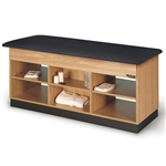 Hausmann A9066 Treatment Table with Open Shelf Storage