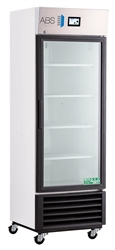 19 cu ft TempLog Premier Laboratory Glass Door Refrigerator, Left Hinged - Hydrocarbon (Medical Grade)