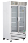 36 Cubic Foot Double Swing Glass Door Chromatography Refrigerator - Hydrocarbon (Medical Grade)