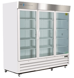72 Cubic Foot Triple Swing Glass Door Chromatography Refrigerator - Hydrocarbon