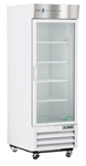 23 Cubic Foot ABS Single Swing Glass Door Laboratory Refrigerator - Hydrocarbon