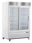 47 Cubic Foot ABS Double Sliding Glass Door Laboratory Refrigerator - Hydrocarbon