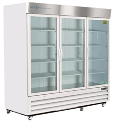 72 Cubic Foot ABS Triple Swing Glass Door Laboratory Refrigerator