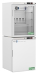 10 cu ft ABS Glass Door Refrigerator & Solid Door Freezer Combination - Hydrocarbon (Medical Grade)