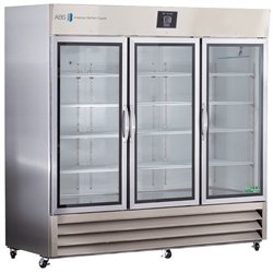 72 cu ft ABS Premier Glass Door Stainless Steel Laboratory Refrigerator - Hydrocarbon (Medical Grade)