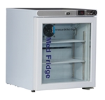 1 Cubic Foot ABS Premier Pharmacy/Vaccine Glass Door Countertop Refrigerator Freestanding
