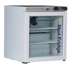 1 Cu Ft ABS Premier Countertop Refrigerator, Left Handed - Hydrocarbon (Medical Grade)