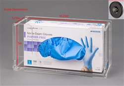 Poltex Acrylic Glove Box Holder - 1 Box (Magnets 3)