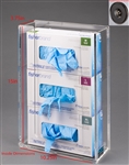 Poltex Acrylic Glove Box Holder - 3 Box (Magnets)