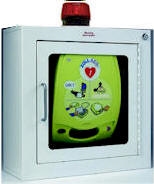 Zoll AED Plus Standard Wall Cabinet with Alarm & Flashing Stobe Light