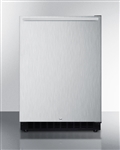 4.8 Cu Ft ADA Built-in Undercounter Refrigerator w/ Stainless Steel Door, Black Cabinet & Horizontal Handle (General Purpose)  (Temperature Range: 2ºC to 8ºC)
