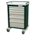 Harloff Anesthesia Cart, Aluminum, Six Drawers, Electronic Lock with Keypad