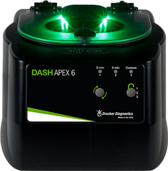 Drucker Diagnostics Dash Apex 6 Compact STAT Centrifuge with 6 Tubes Capacity