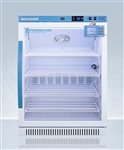 Accucold 6 cu ft ADA Height Vaccine Refrigerator w/ Glass Door & Digital Data Logger