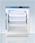 Accucold 6 cu ft ADA Height Vaccine Refrigerator w/ Glass Door & Removable Drawers