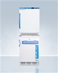 AccuCold ARS6PV-VT65MLSTACKMED2 24" Wide All-Refrigerator/All-Freezer Combination