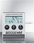 AccuCold High/Low Temperature Alarm with NIST Calibrated Temperature Readout