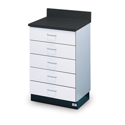 Hausmann BE-24-5D Pro-Line Five Drawer Base Cabinet - 24" Depth - Includes Sink