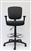 Boss Oversized Drafting Stool with Adjustable Arm Rest and Foot Rest, Black